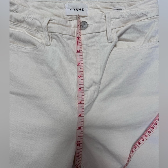 FRAME High Waist Straight Cotton Jeans in Size 26 - Picture 4 of 17